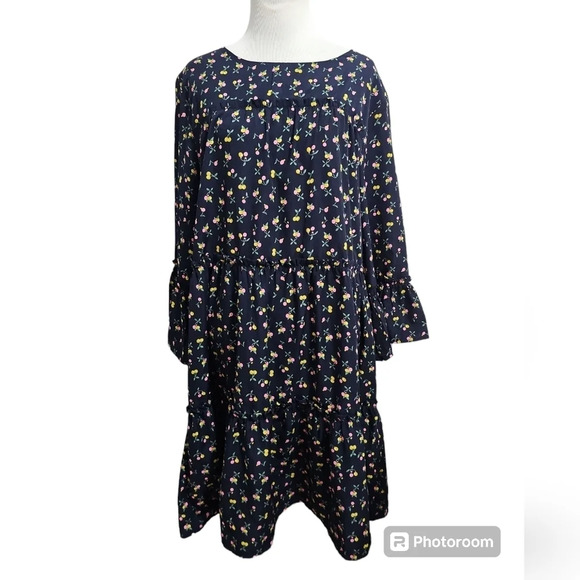 Suzanne Betro Cherry Tiered Dress - Picture 2 of 3